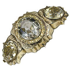 Victorian Antique Citrine Gold Bracelet 8