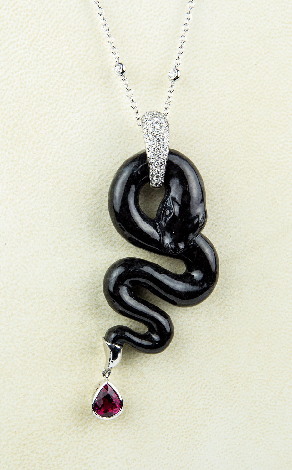 jade snake necklace