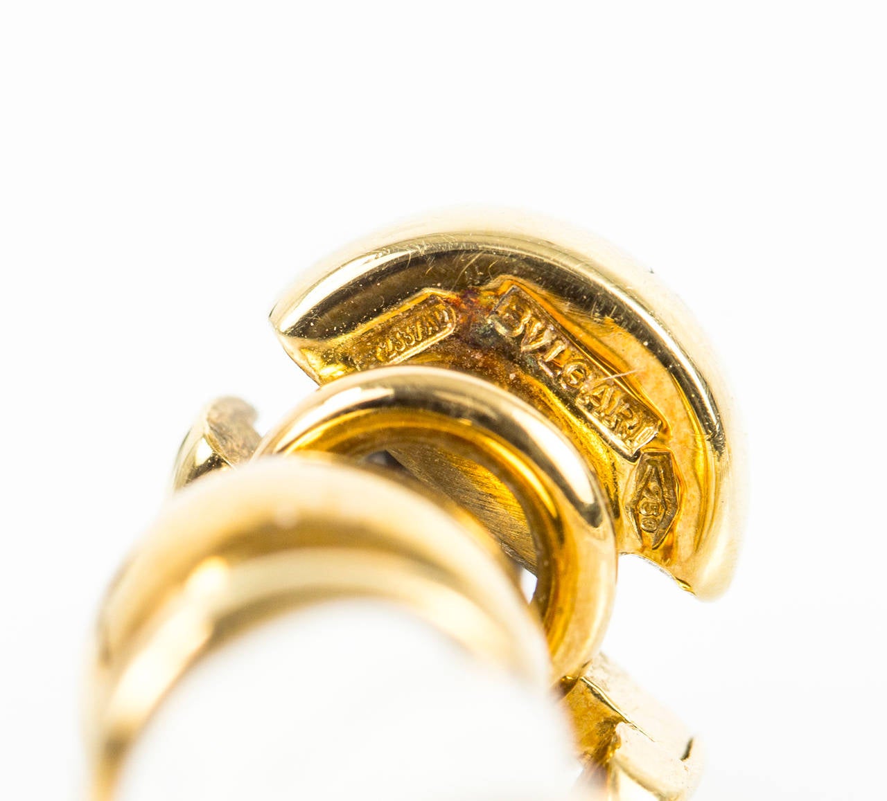 Bvlgari Bulgari Ceramic Gold Choker Necklace In Excellent Condition In Montreal, QC