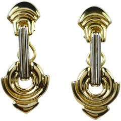 Chimento Two Color Gold Earrings 1