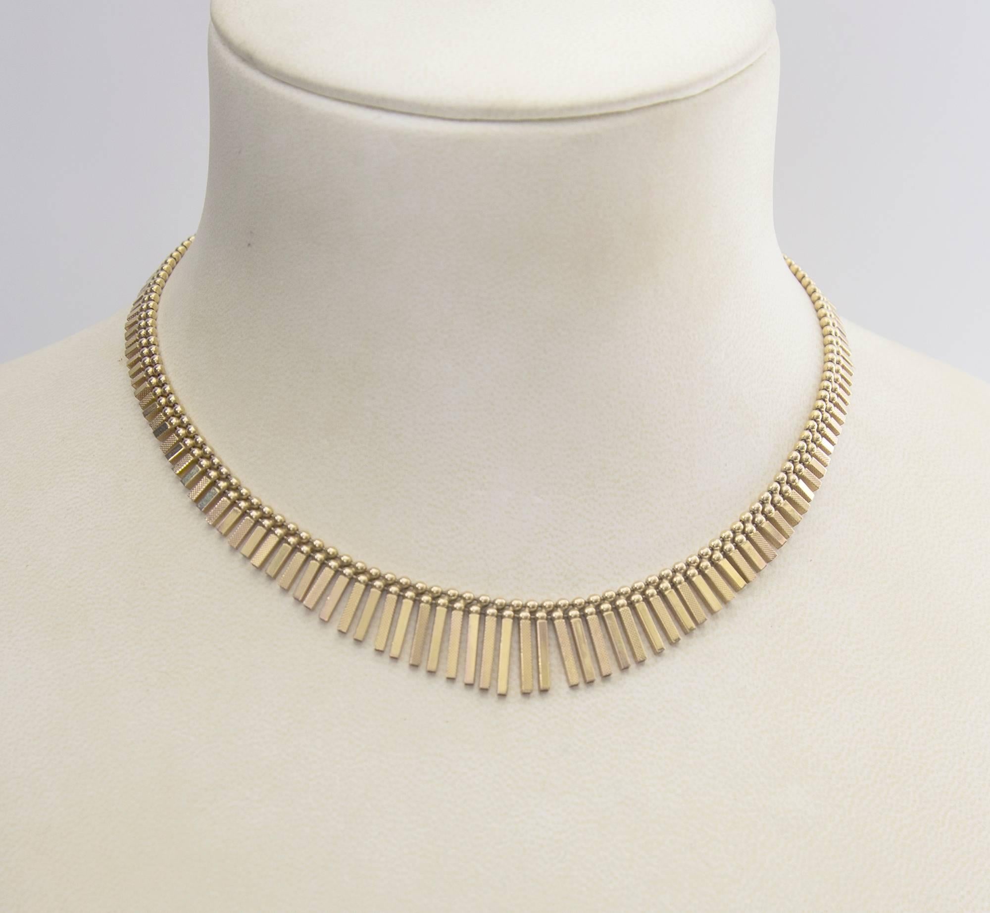 gold cleopatra necklace