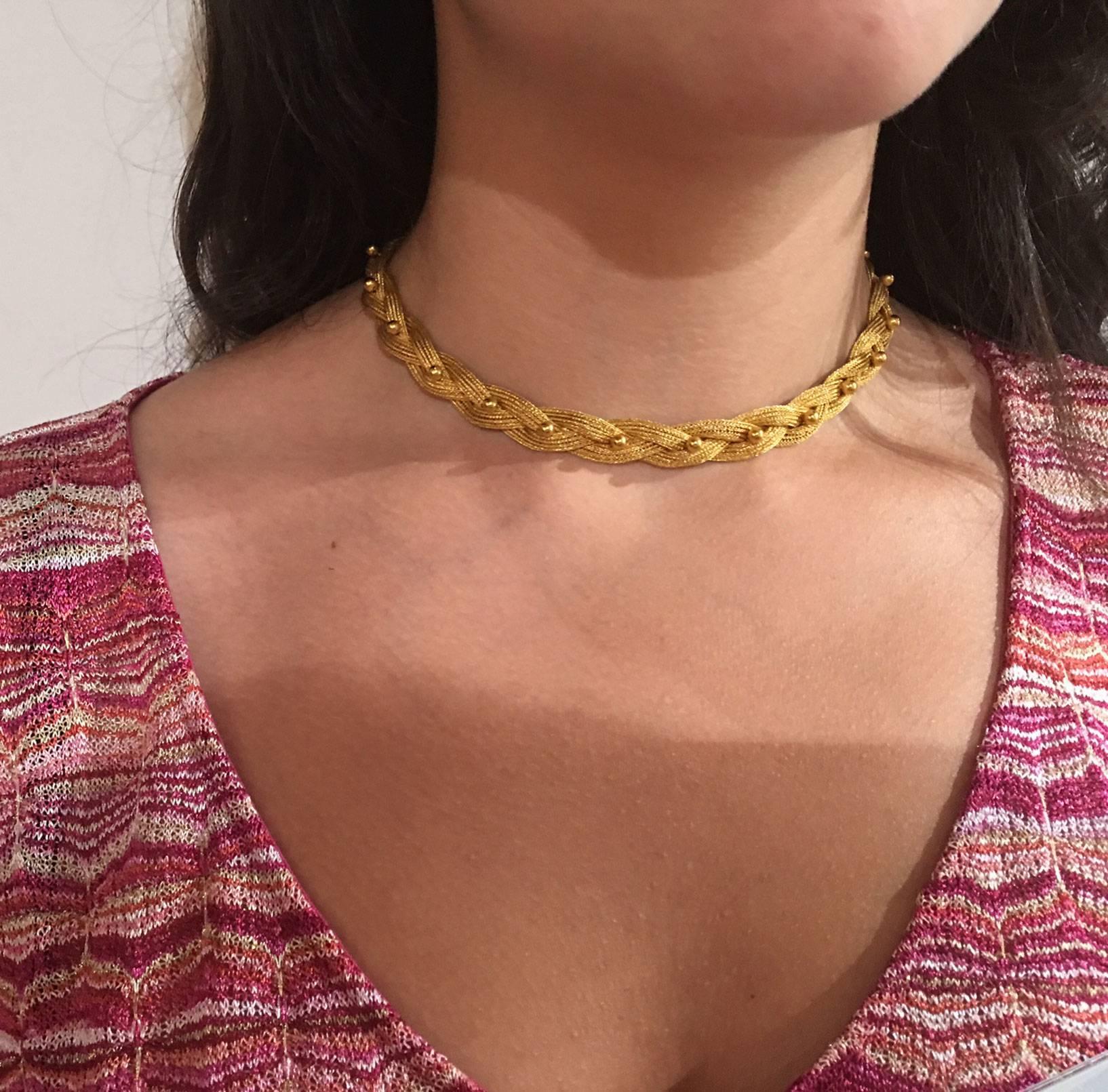 yellow statement necklaces