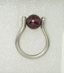 Luscious Chocolate Pearl Diamond Ring