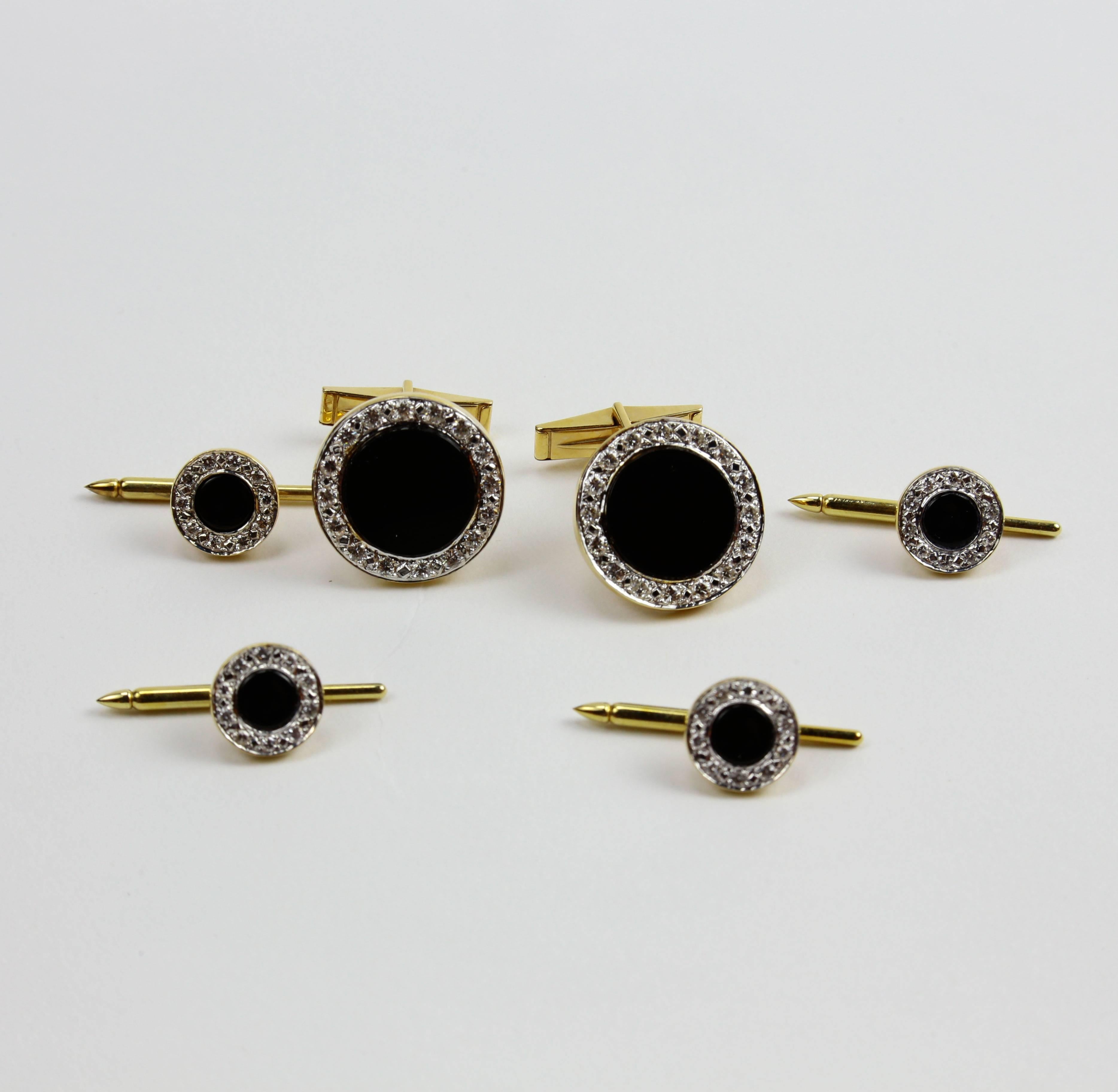 diamond dress studs