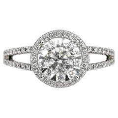 Memoire Forevermark RBC (Round Brilliant Cut) Diamonds Gold vintage Ring