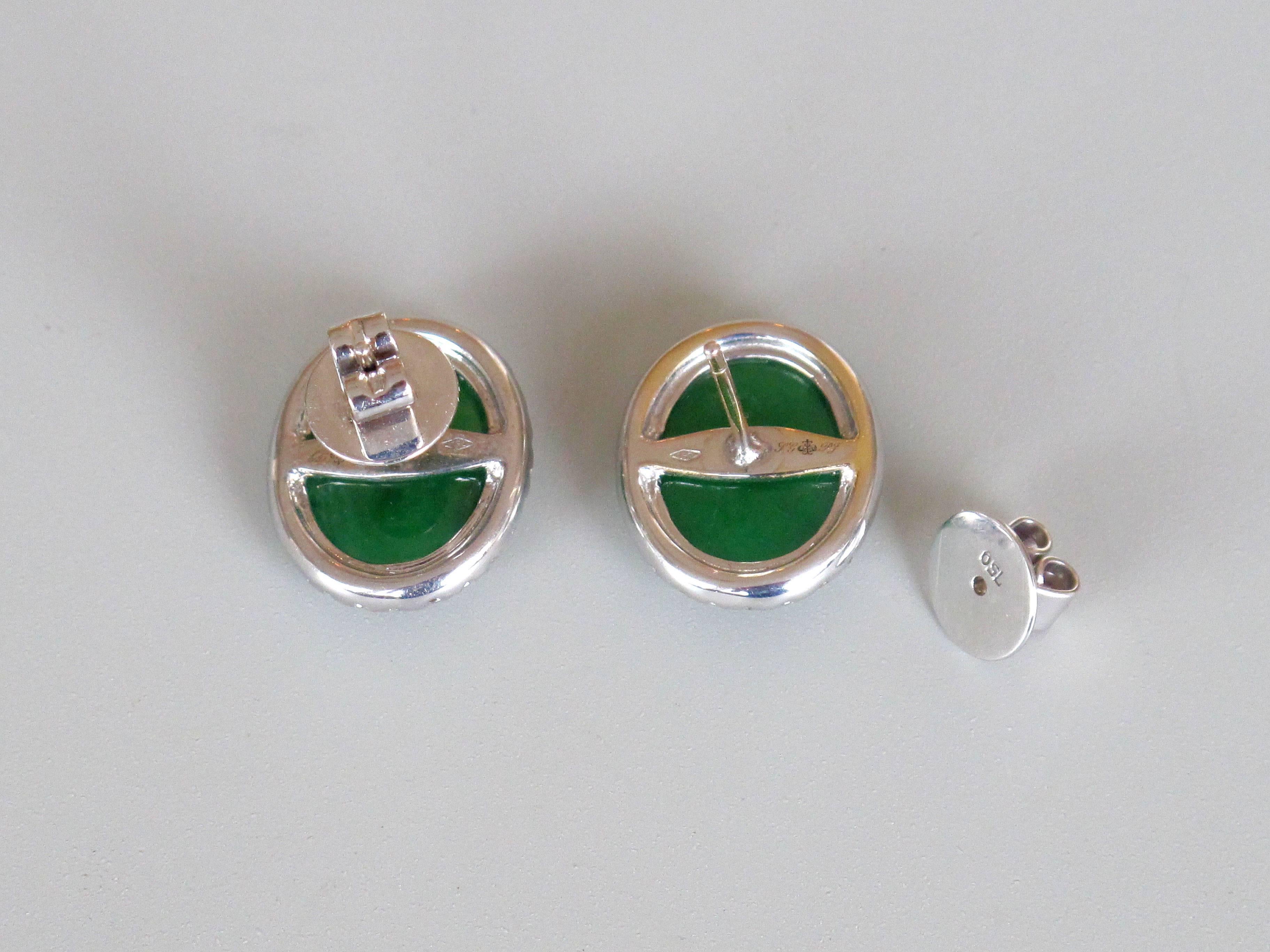 jade statement earrings