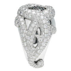 De Grisogono Diamond Gold Flower Ring 4