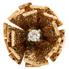 Vintage Diamond Gold Ring