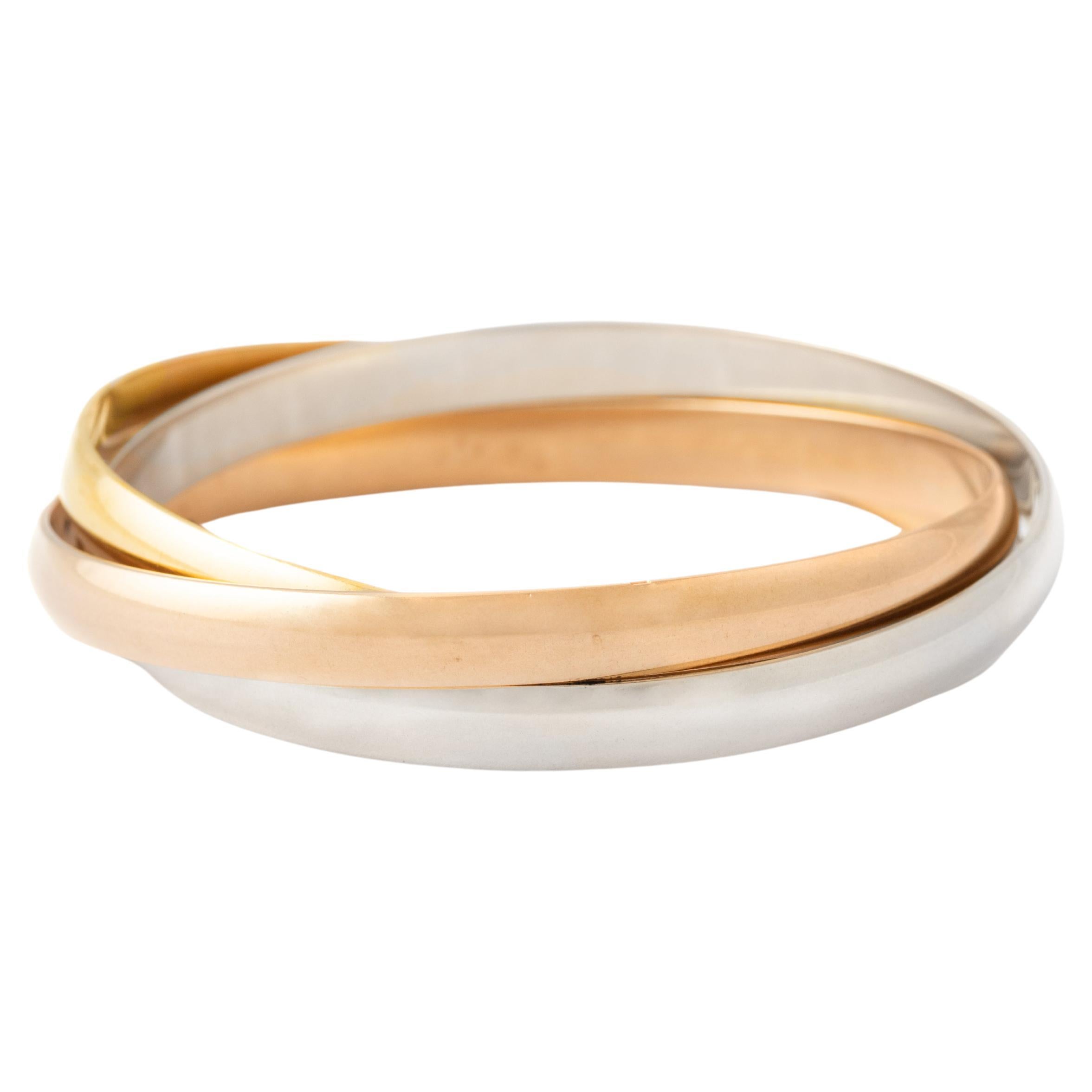 Cartier Trinity Bracelet tri-color Gold 18K.