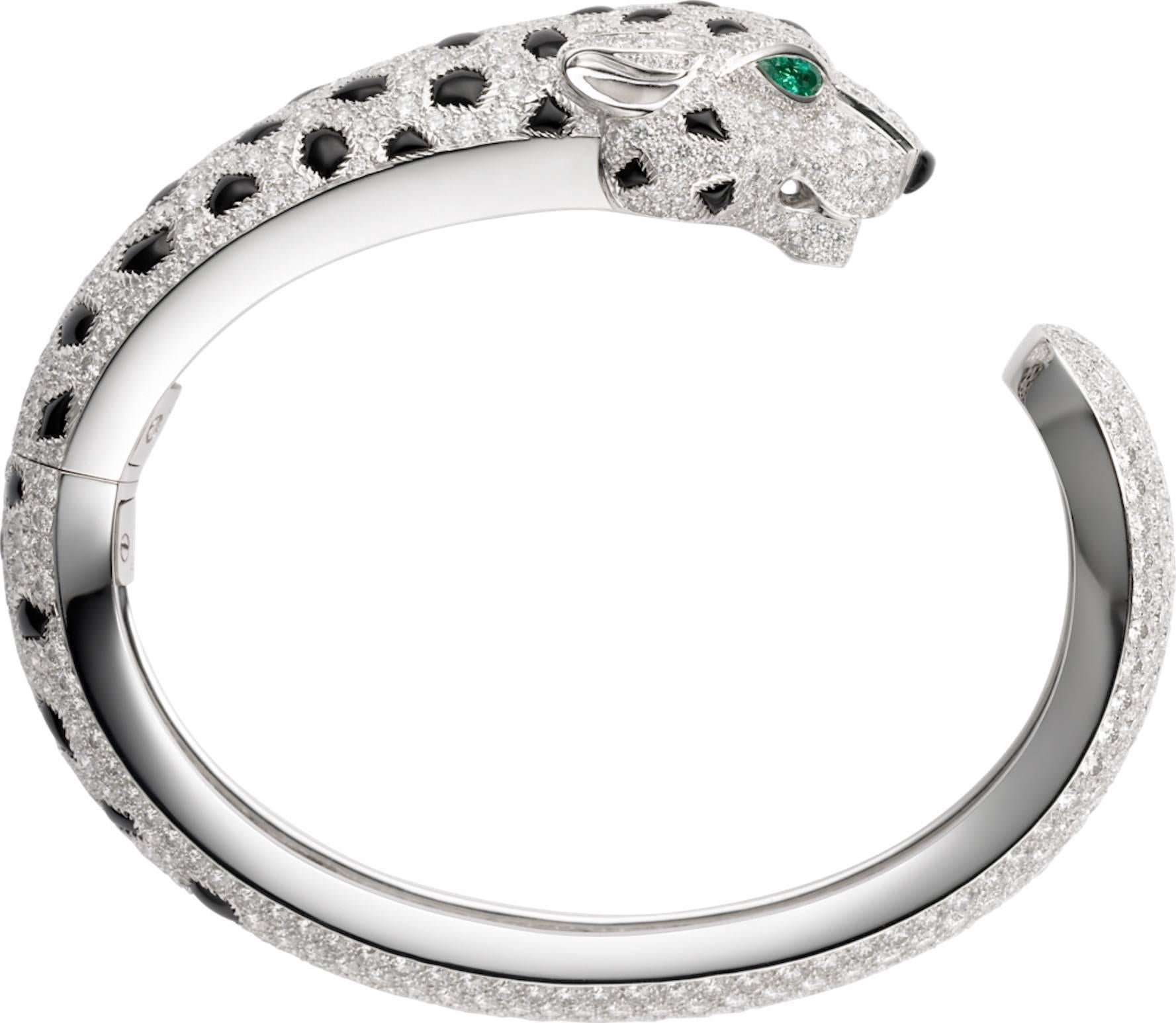 The Cartier's emblematic panther, first leaped into the world of Cartier jewelry in 1914. Louis Cartier was a pioneer in taming the legendary creature and his associate Jeanne Toussaint went on to make magnificent use of the icon. The panther has
