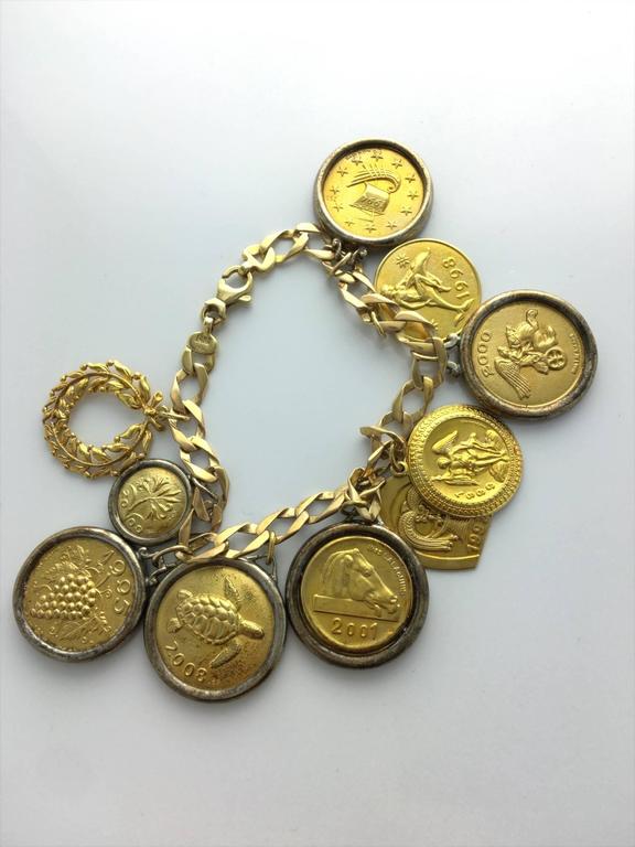 Ilias Lalaounis Gold Charm Bracelet For Sale at 1stdibs