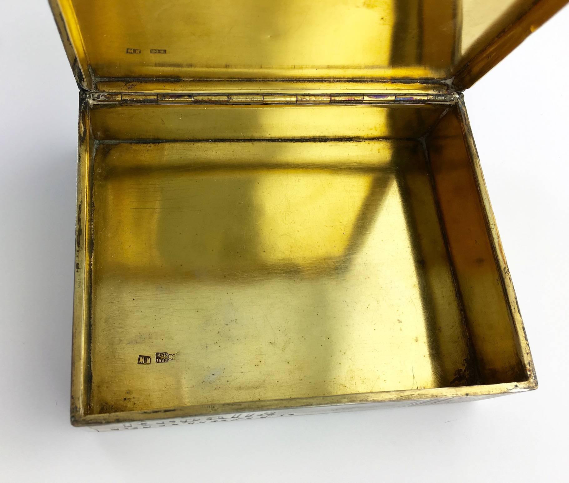 gold cigar box