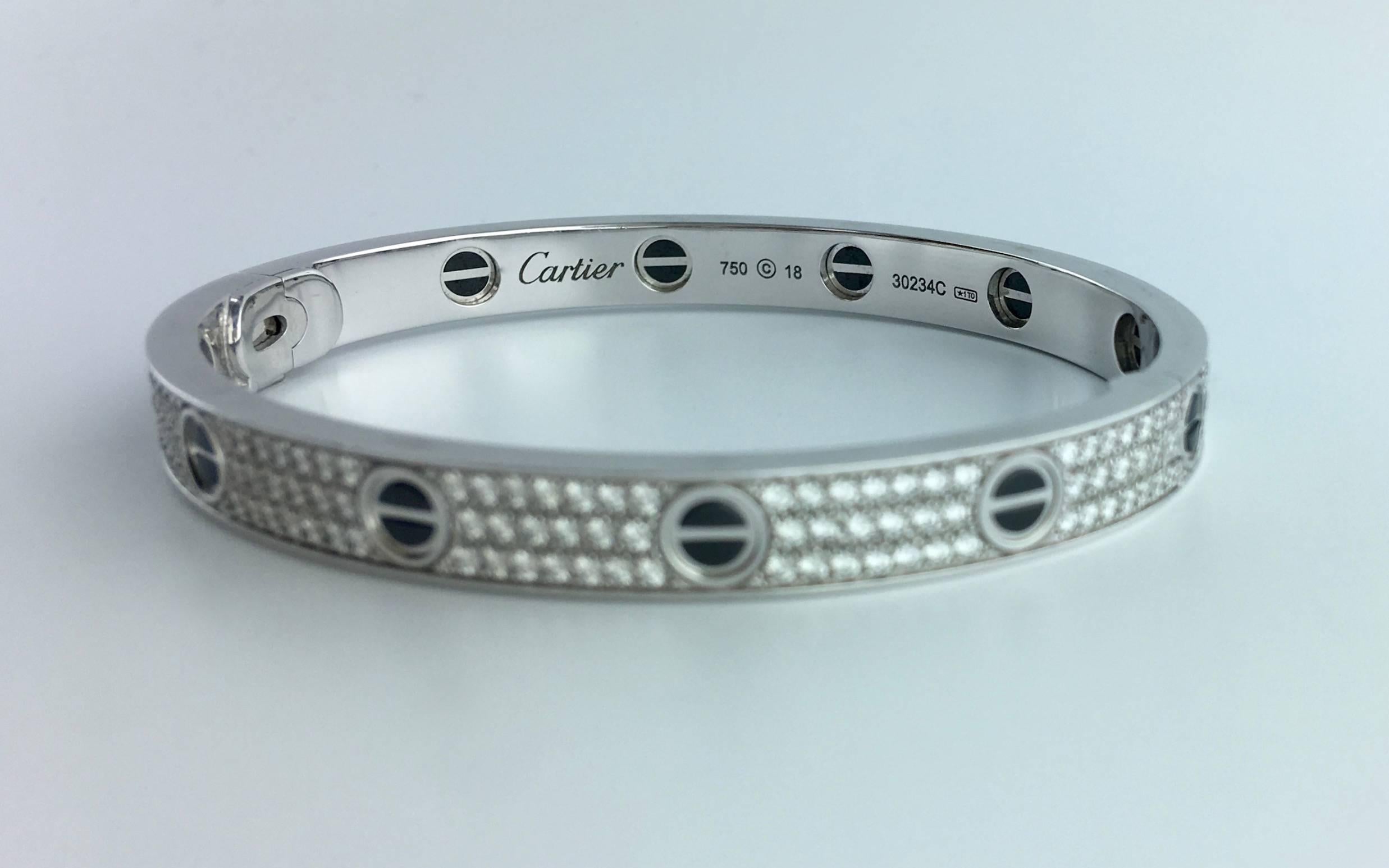 cartier ceramic love bracelet