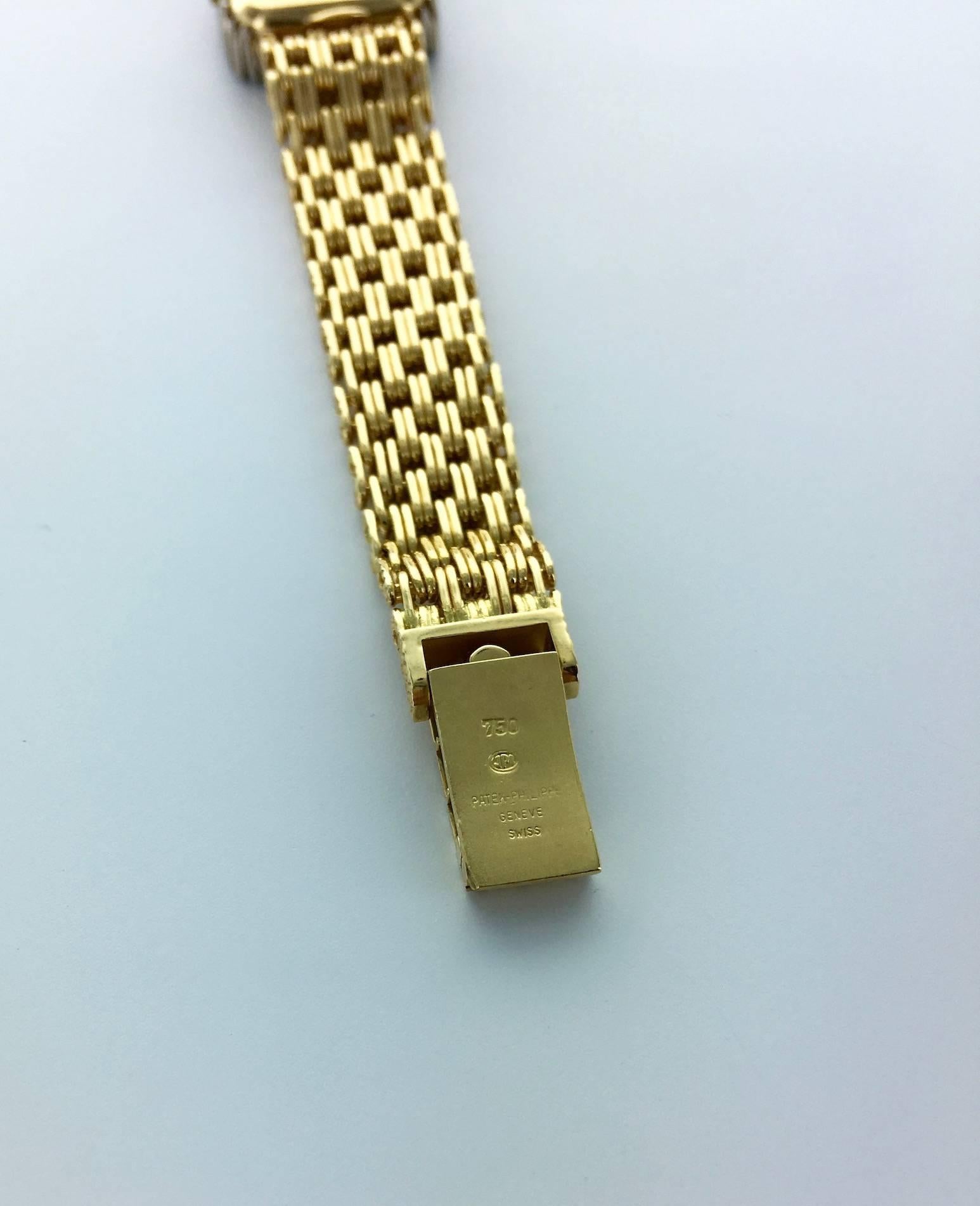 1970s Patek Philippe Diamond Gold Wristwatch 2