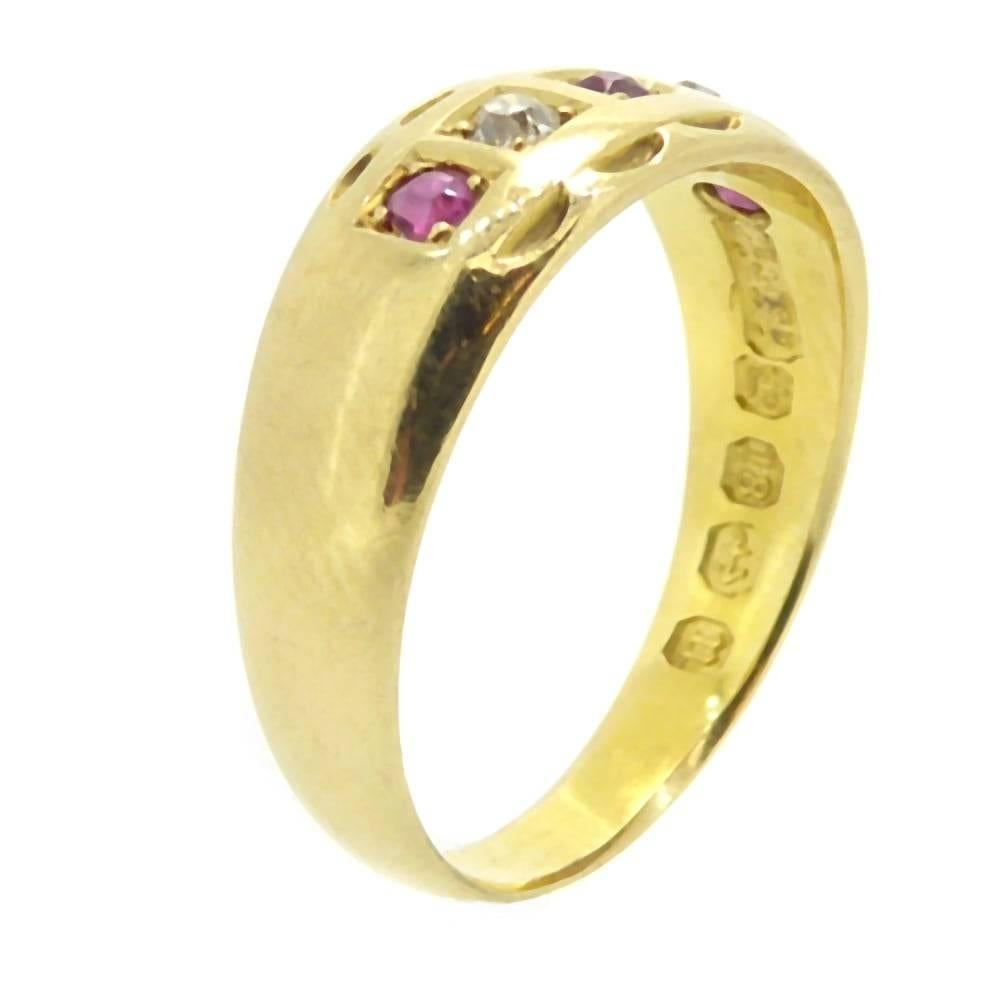 victorian antique ruby rings