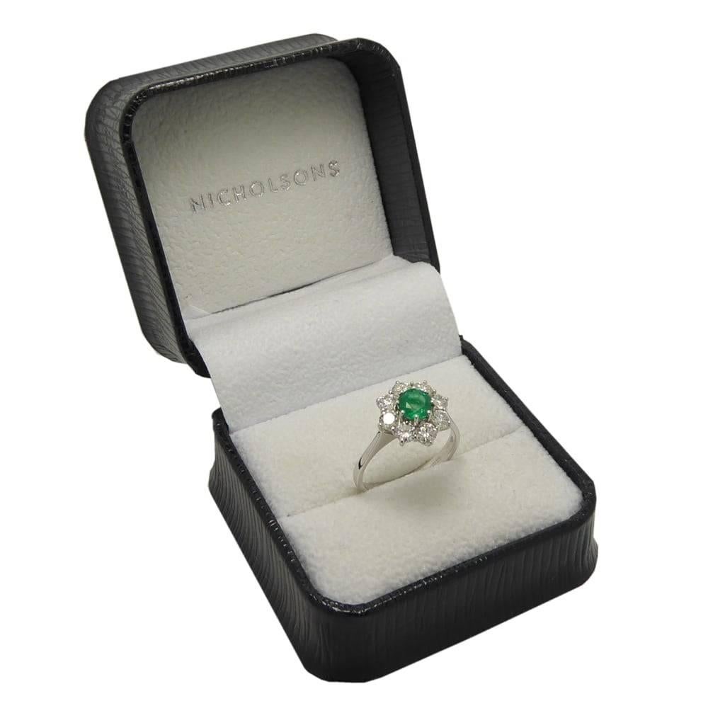 emerald engagement rings vintage