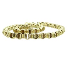 Victorian Fancy Albert Watch Chain, Swivel Clip Catch