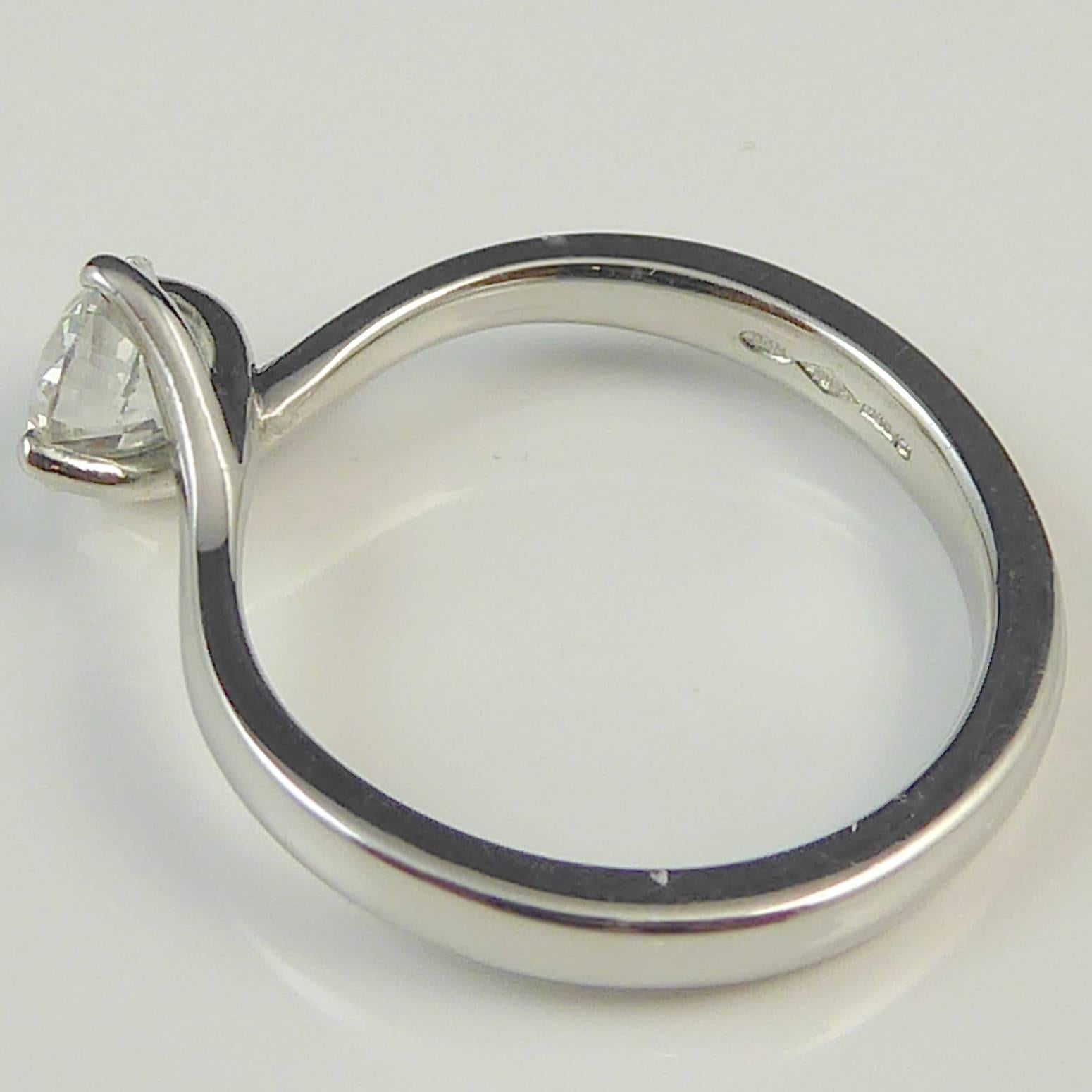 4 carat solitaire diamond engagement ring
