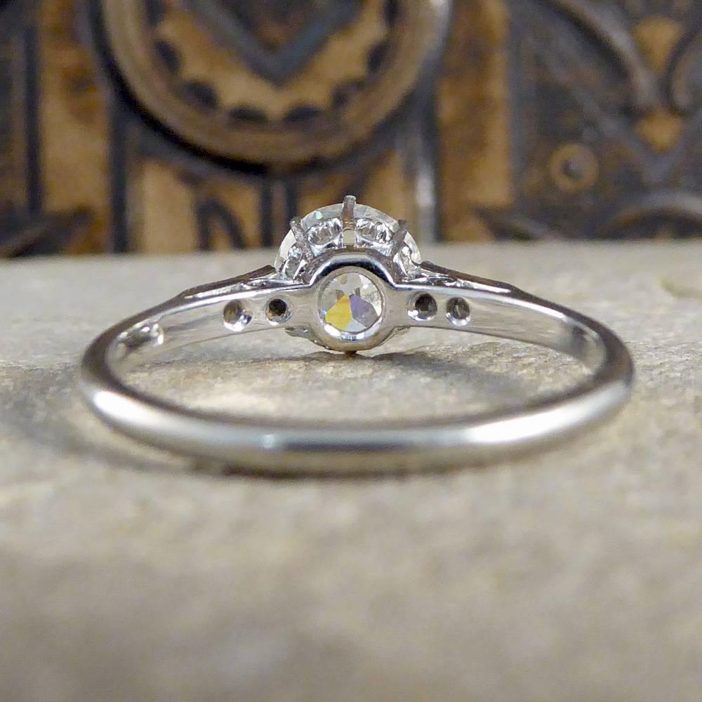 18 carat diamond engagement ring