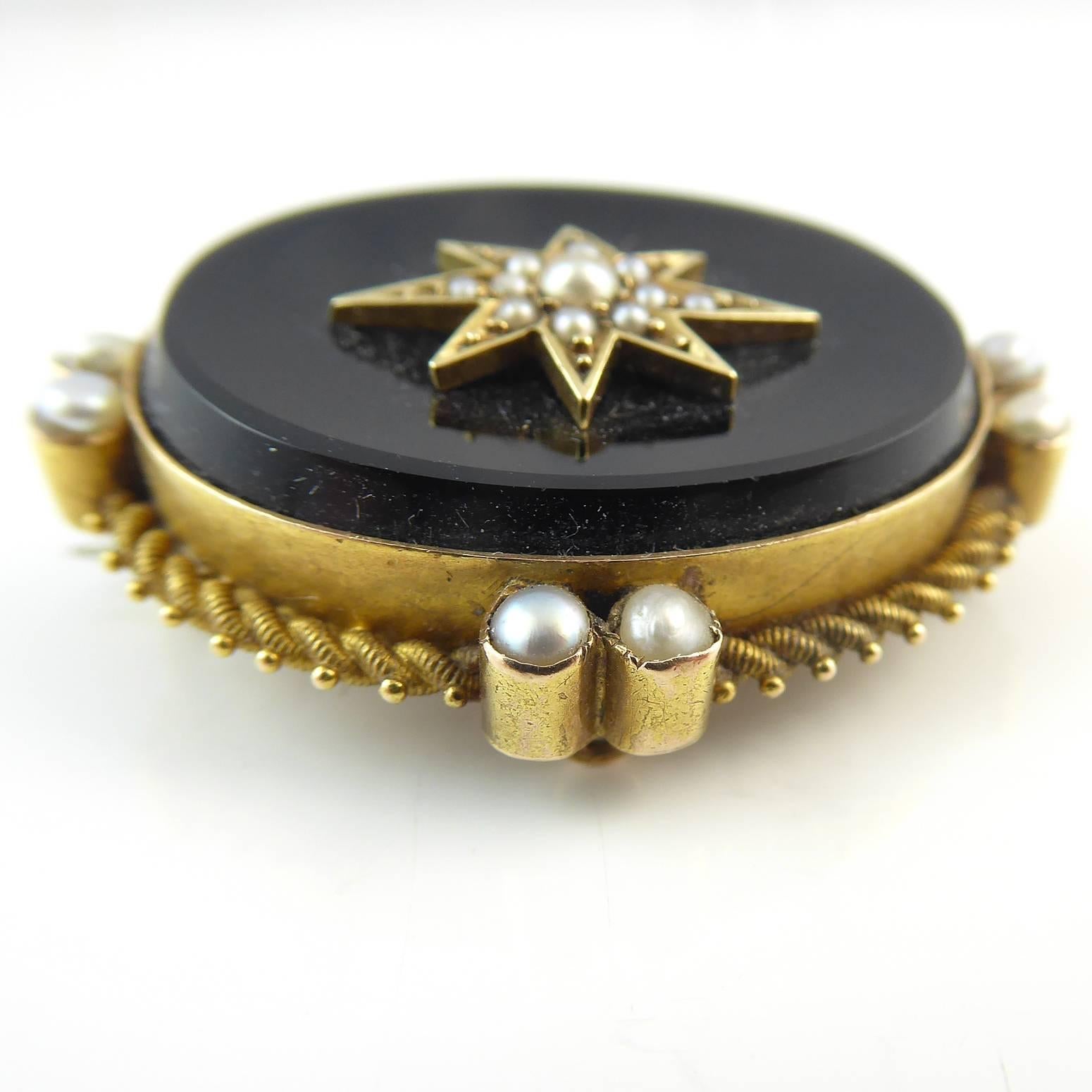 mourning broach