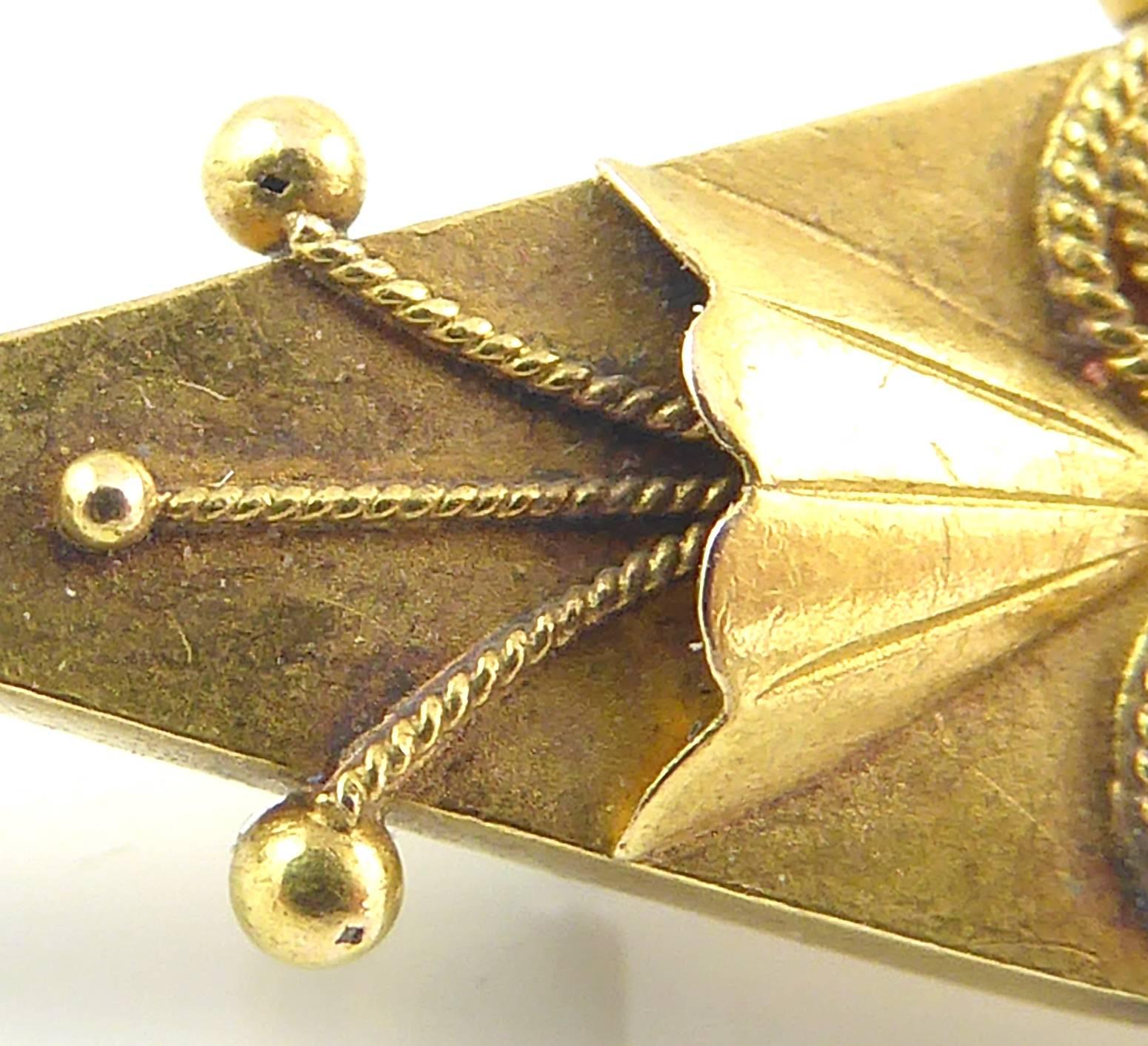 Victorian Old Cut Diamond Brooch, 15 Carat Gold 3