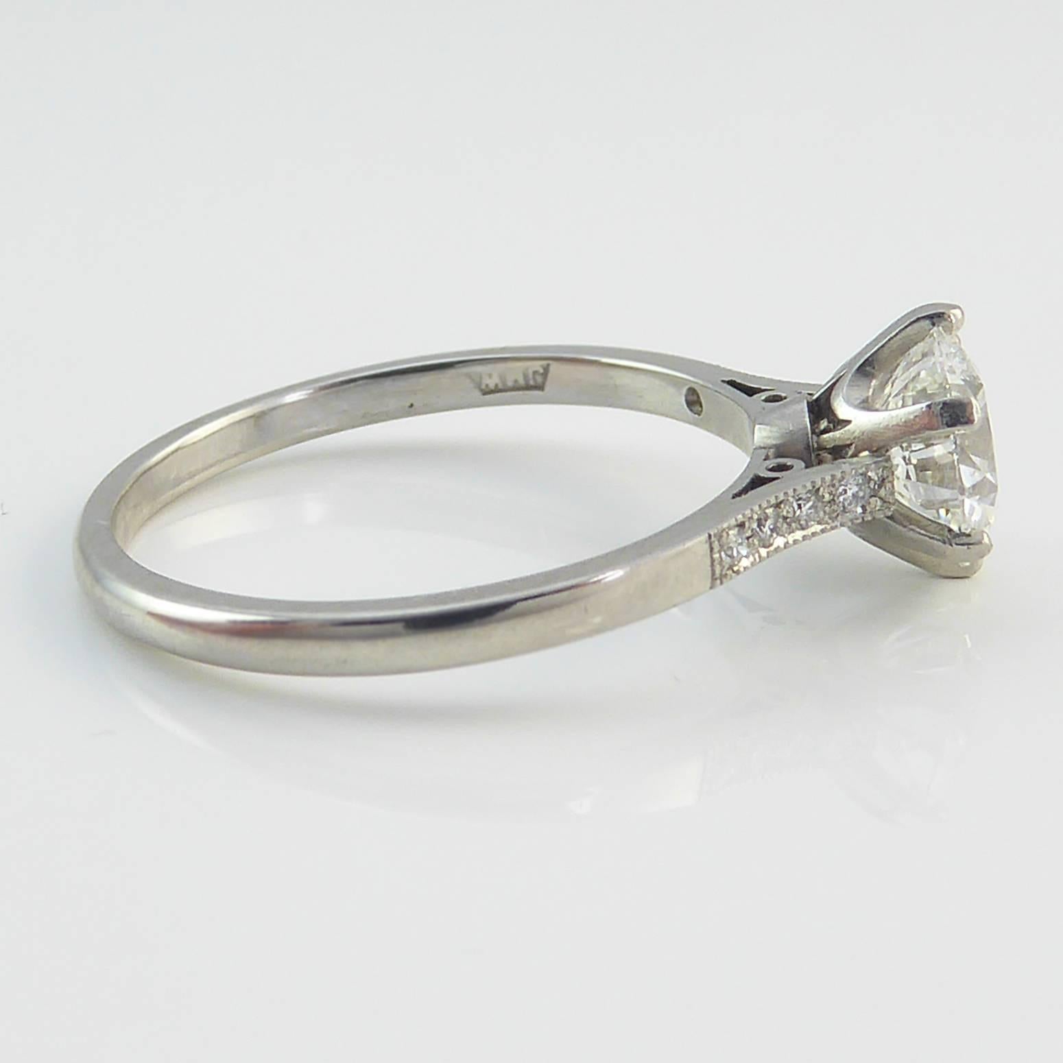 1.04 carat diamond ring