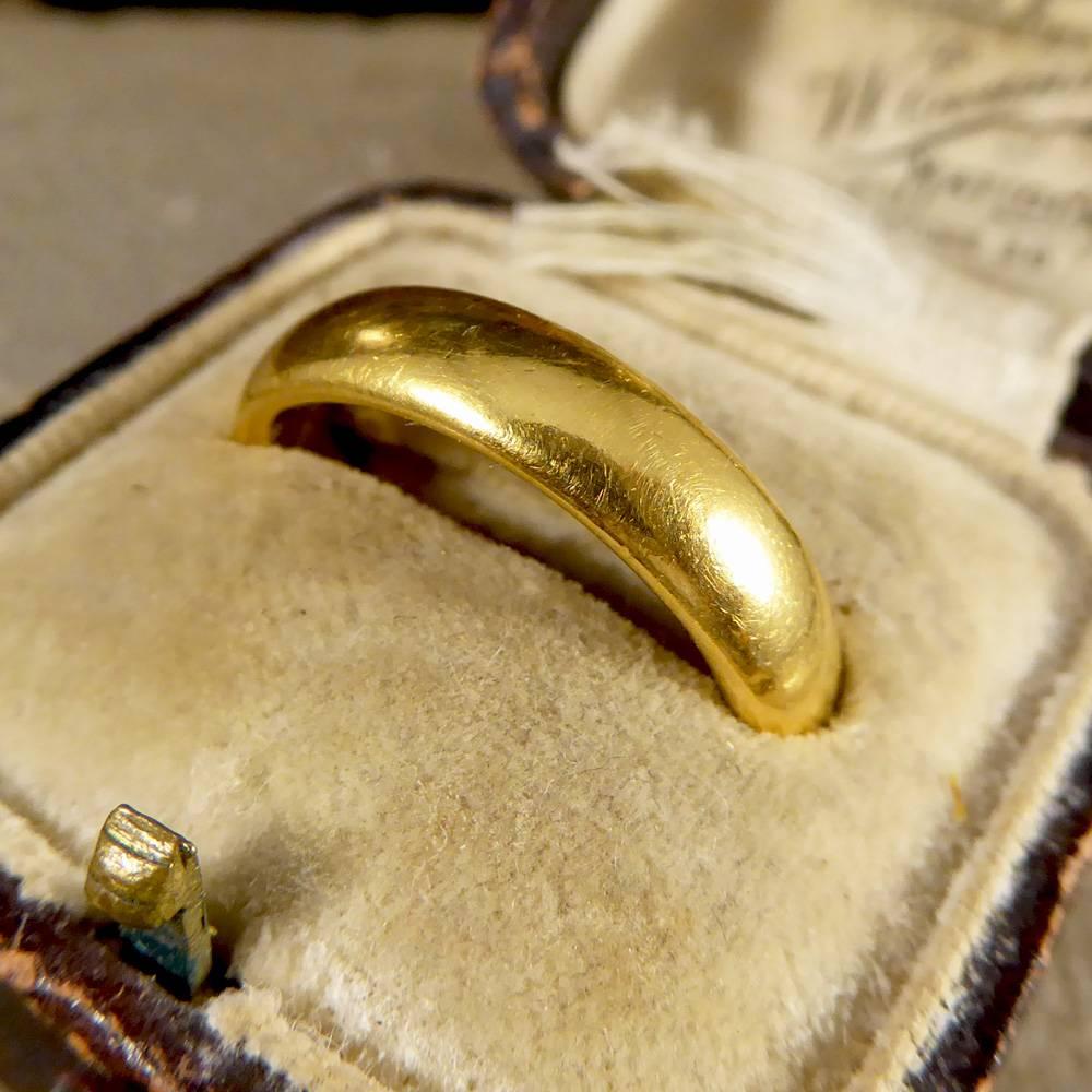22 carat gold wedding band