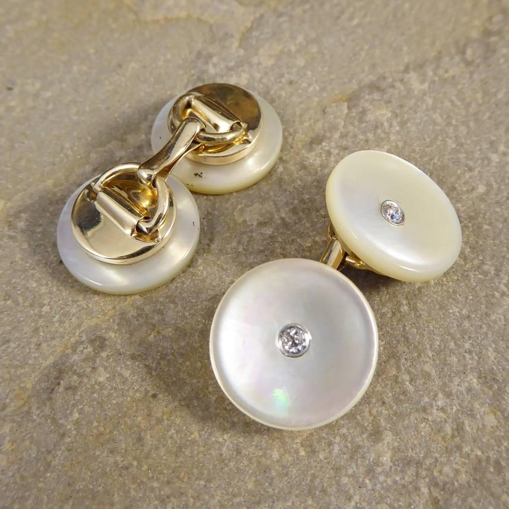 antique mother of pearl cufflinks