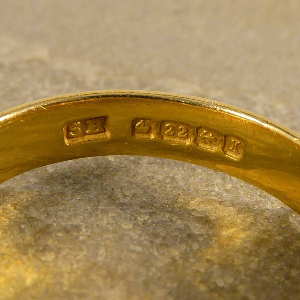 22 carat gold wedding band
