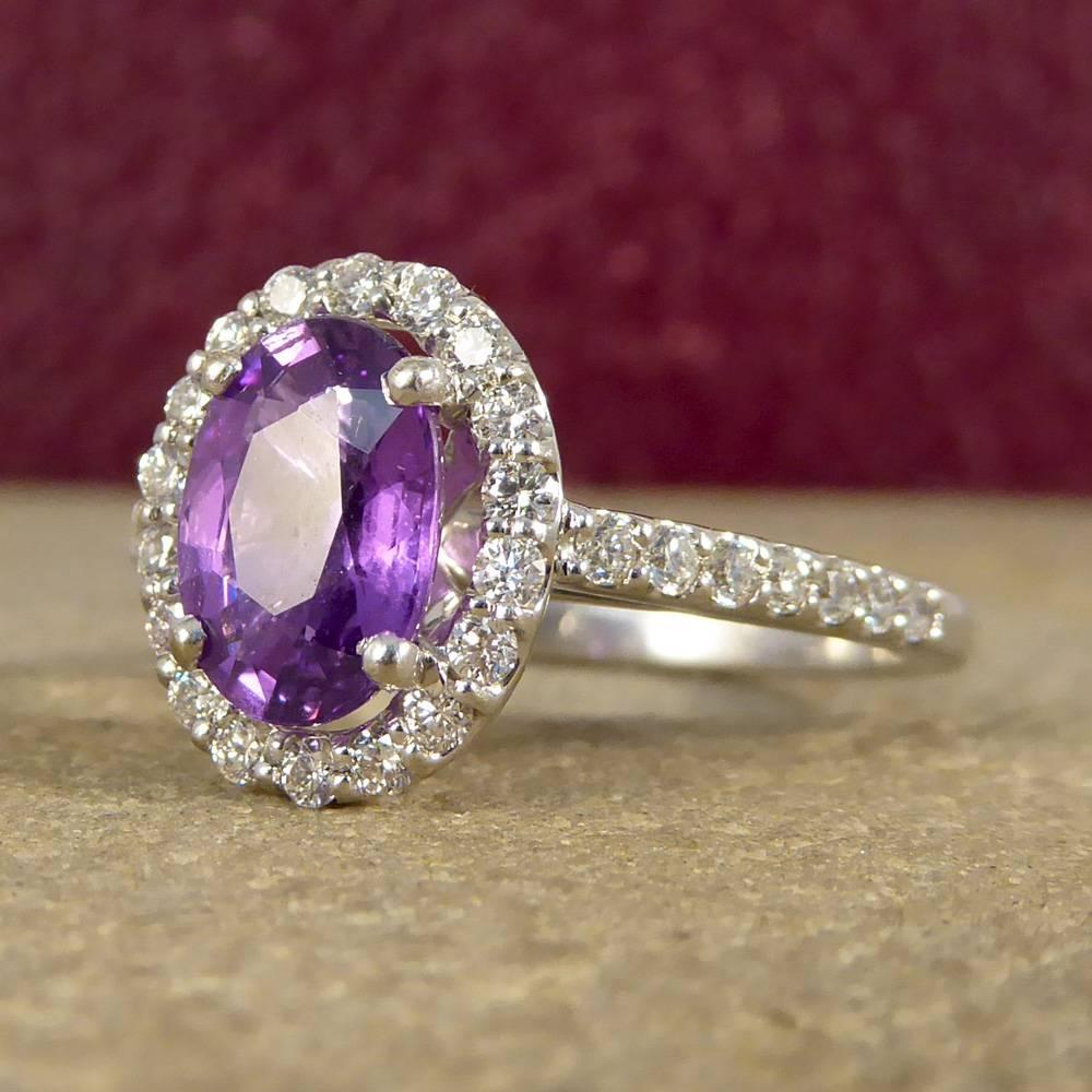 purple sapphire engagement rings