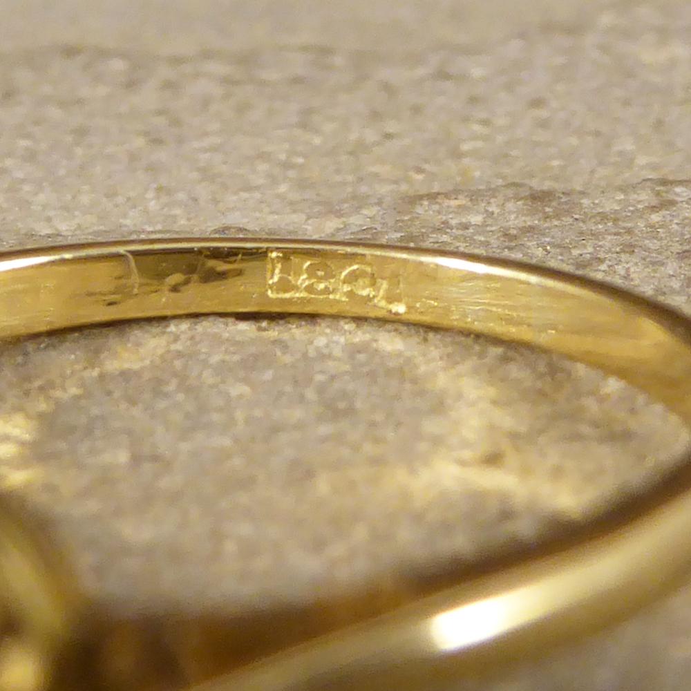 Vintage 1.50 Carat Diamond Claw Set Engagement Ring in 18 Carat Yellow Gold 1