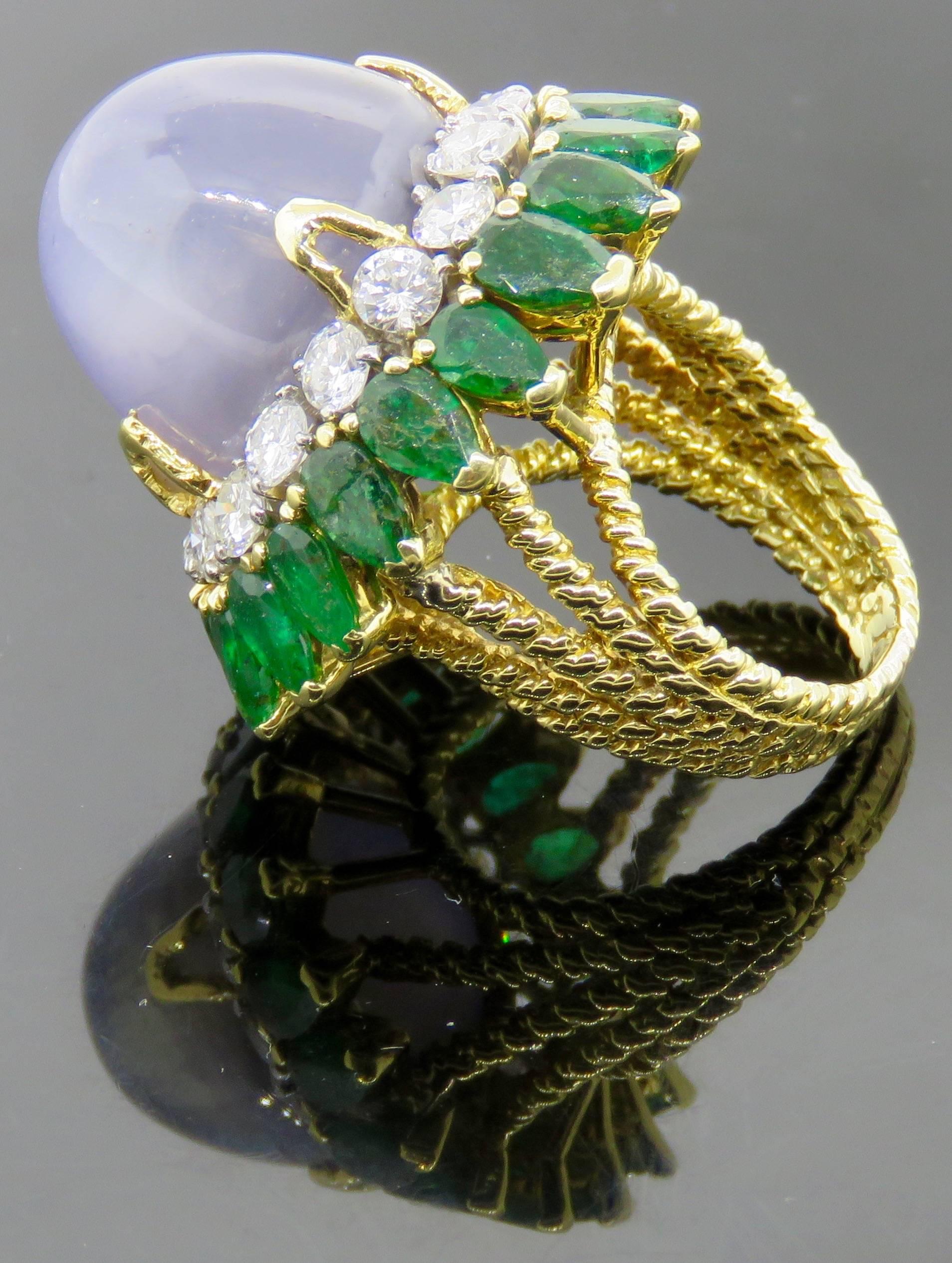 star emerald ring