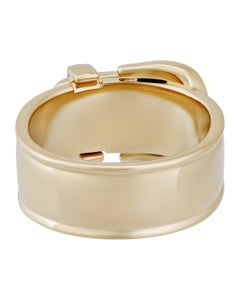 Hermes Diamond Buckle Band Ring