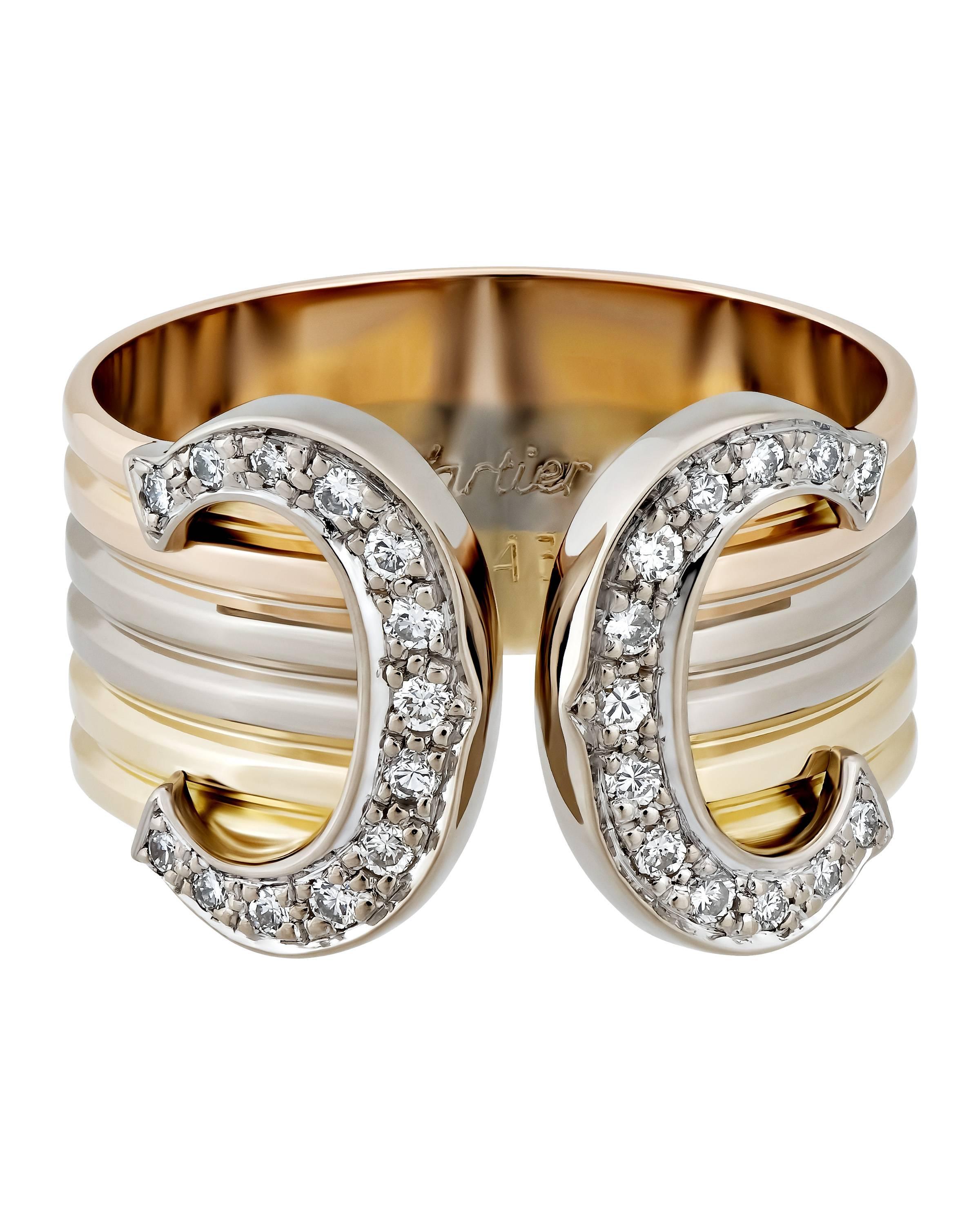 Metal: 18K Yellow White and Rose Gold
Weight: 6.9g
TCW: .25ct
Ring Size: 8