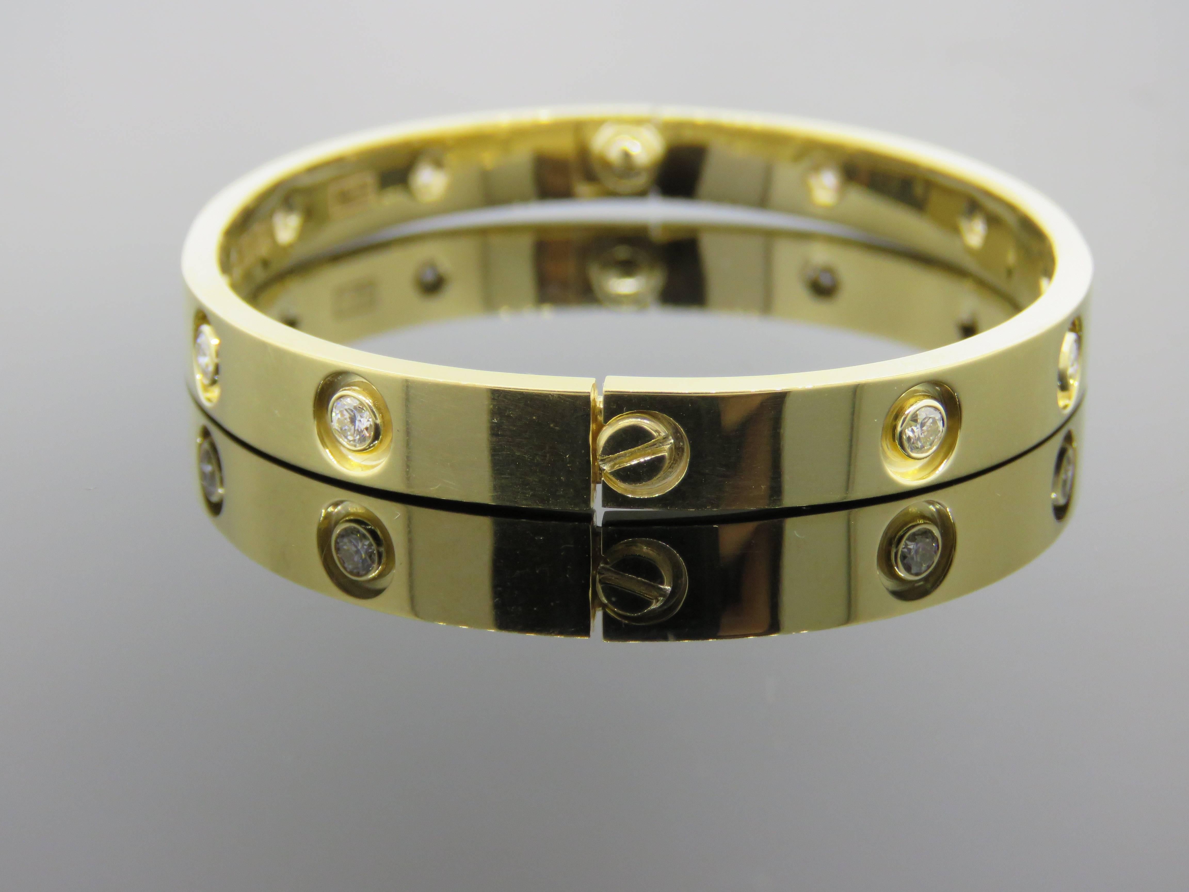 cartier love bracelet oval shape