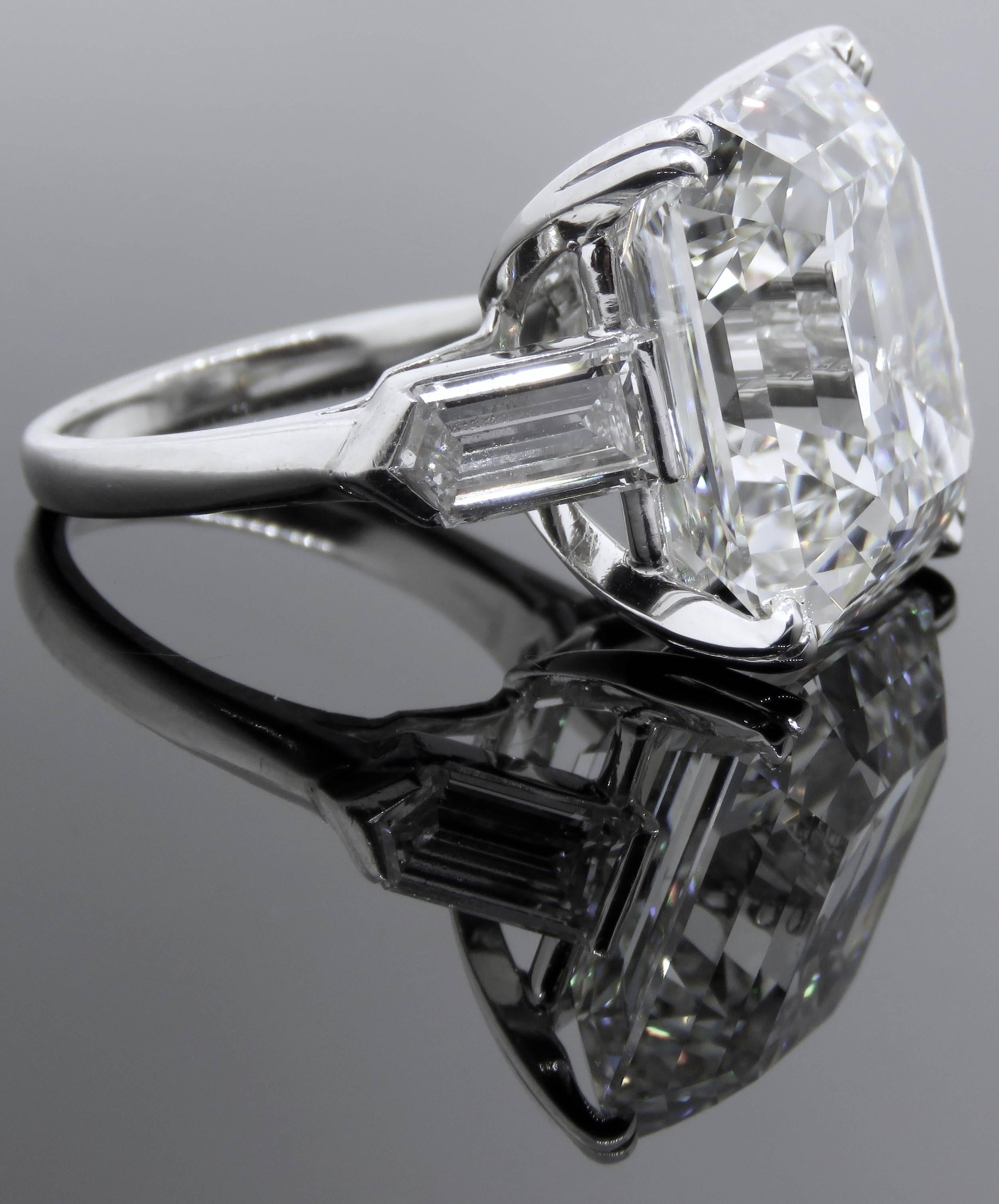 Modern Carvin French 24 Carat Diamond Engagement Ring