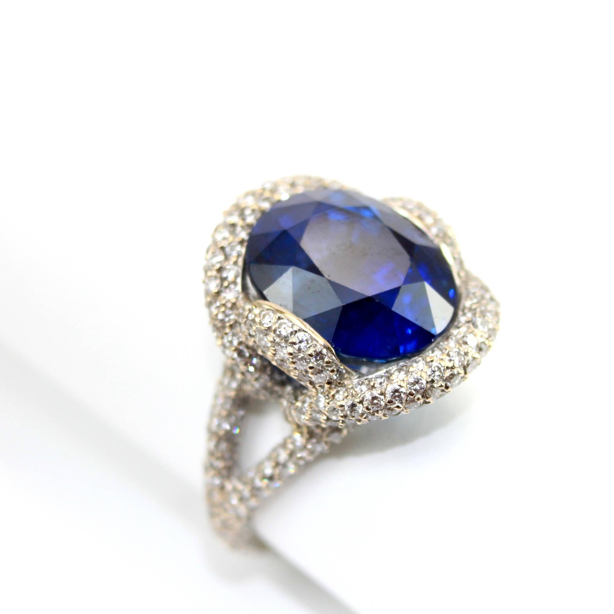 12 carat sapphire ring
