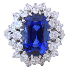 Boucheron Burma Sapphire Diamond Ring 10