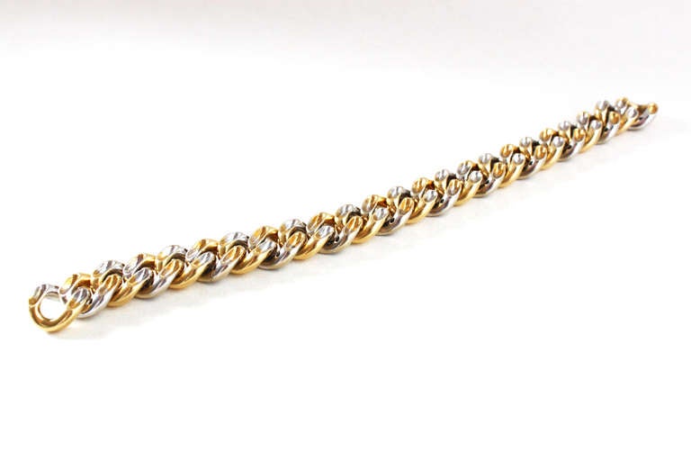 white and yellow gold bracelets