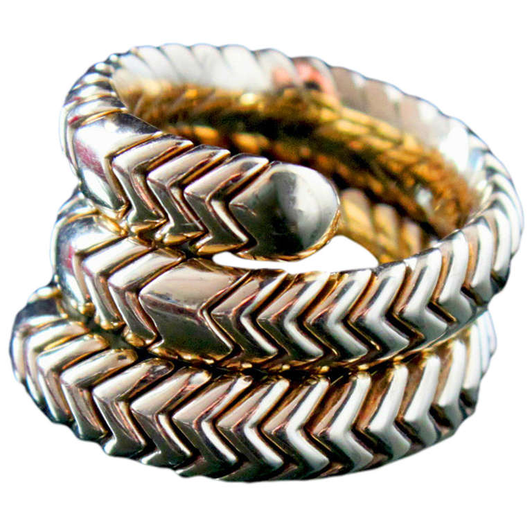 Bulgari Snake Gold Ring