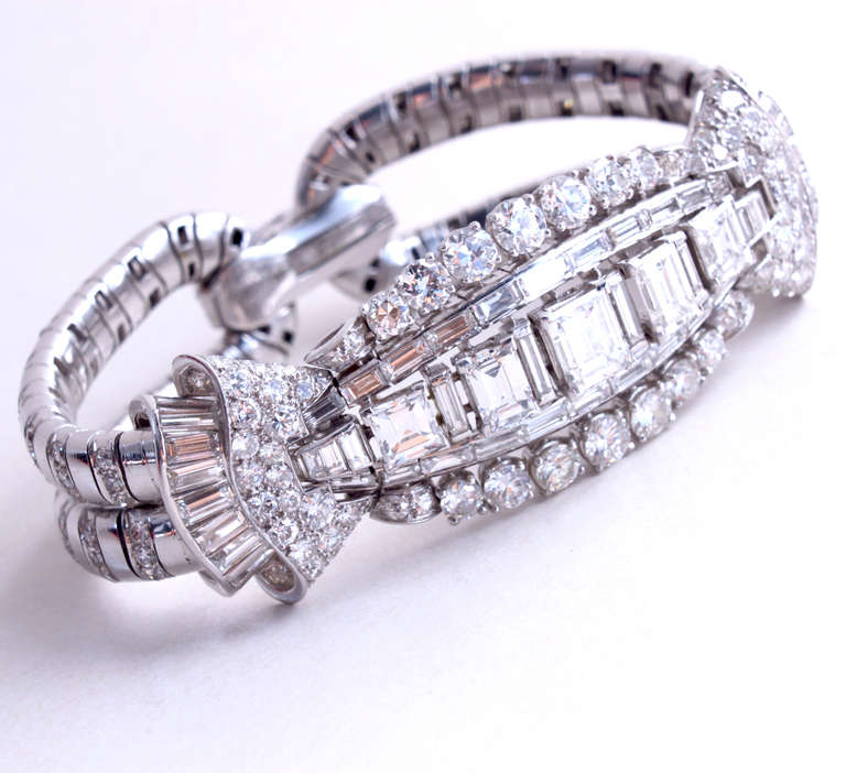 Important Van Cleef & Arpels Diamond Bracelet In Excellent Condition In Idar-Oberstein, DE