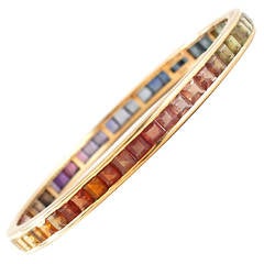 Kurz Multicolour Rainbow Gold Bracelet 6