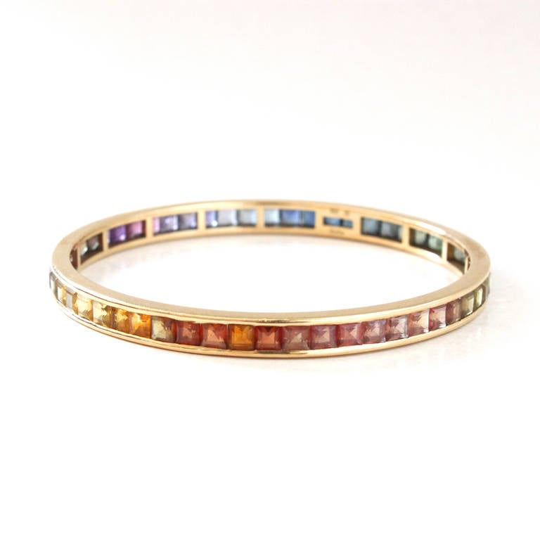 Kurz Multi-Color Rainbow Gold Bracelet 1