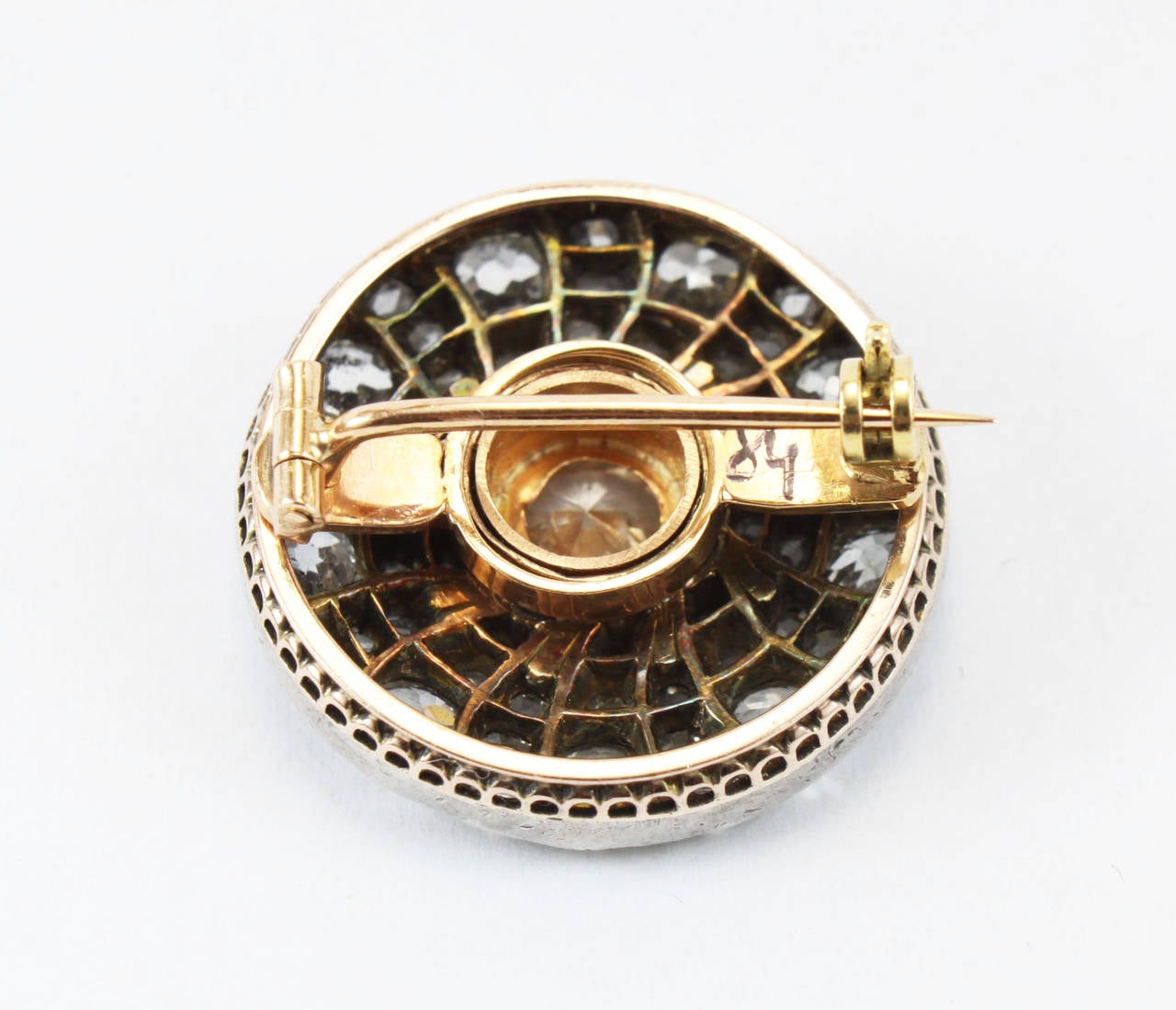 victorian diamond brooch