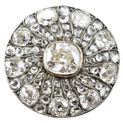 Victorian Diamond Brooch 12