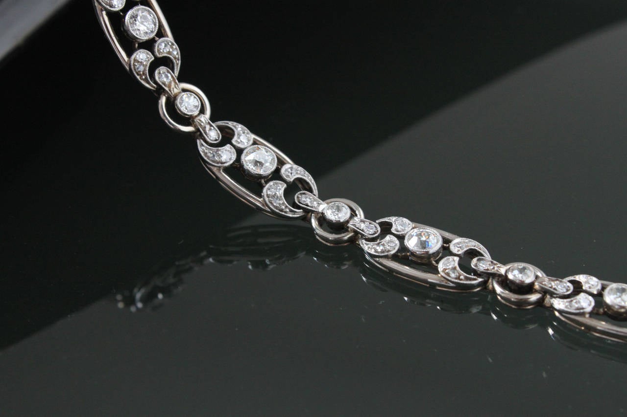 Pretty Art Deco Diamond Necklace/Bracelet In Excellent Condition In Idar-Oberstein, DE