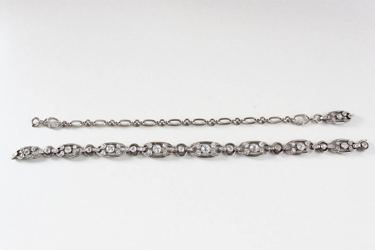 Pretty Art Deco Diamond Necklace/Bracelet 2
