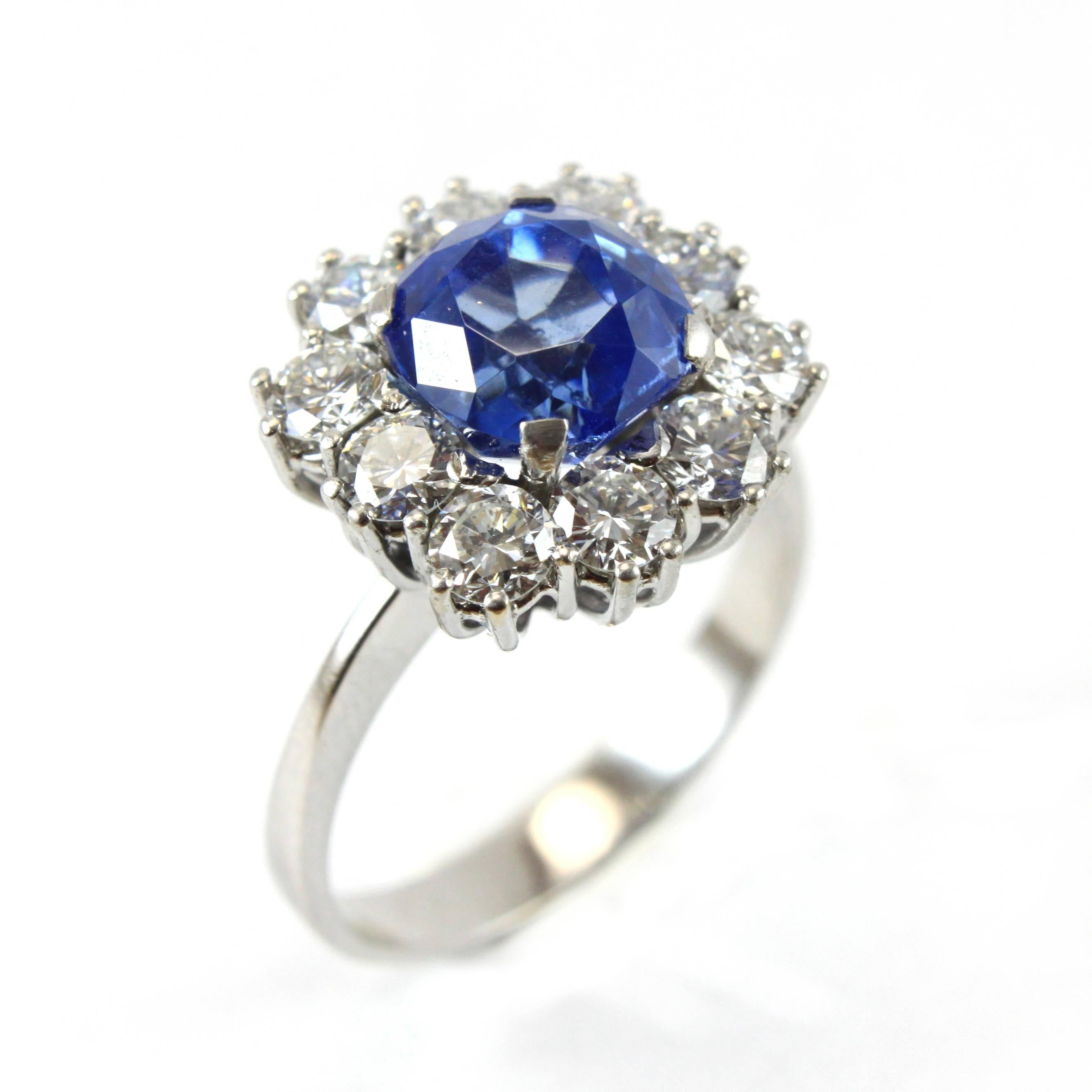 kashmir sapphire ring for sale