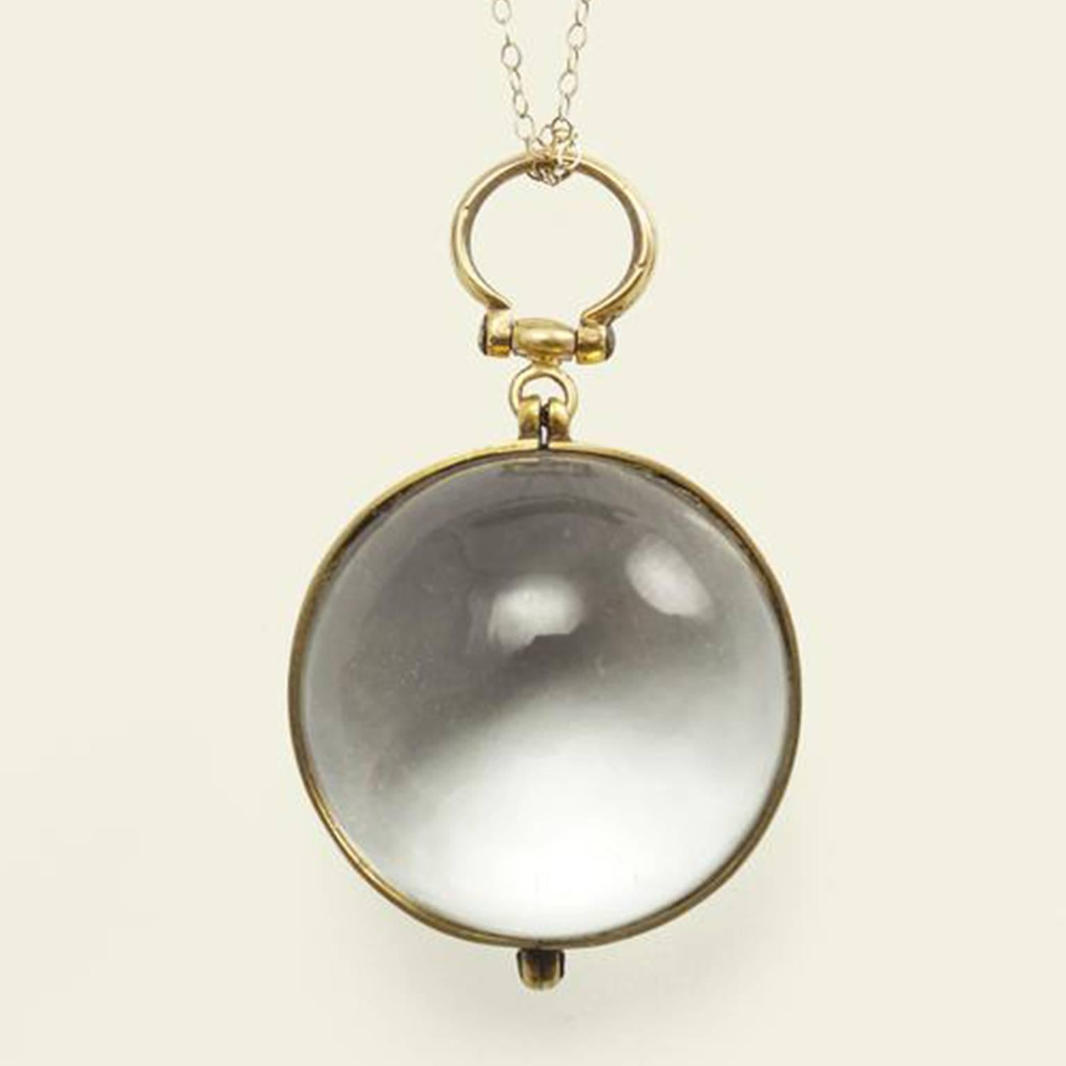 Victorian Mourning Pool of Light Necklace In Good Condition In Brooklyn, NY