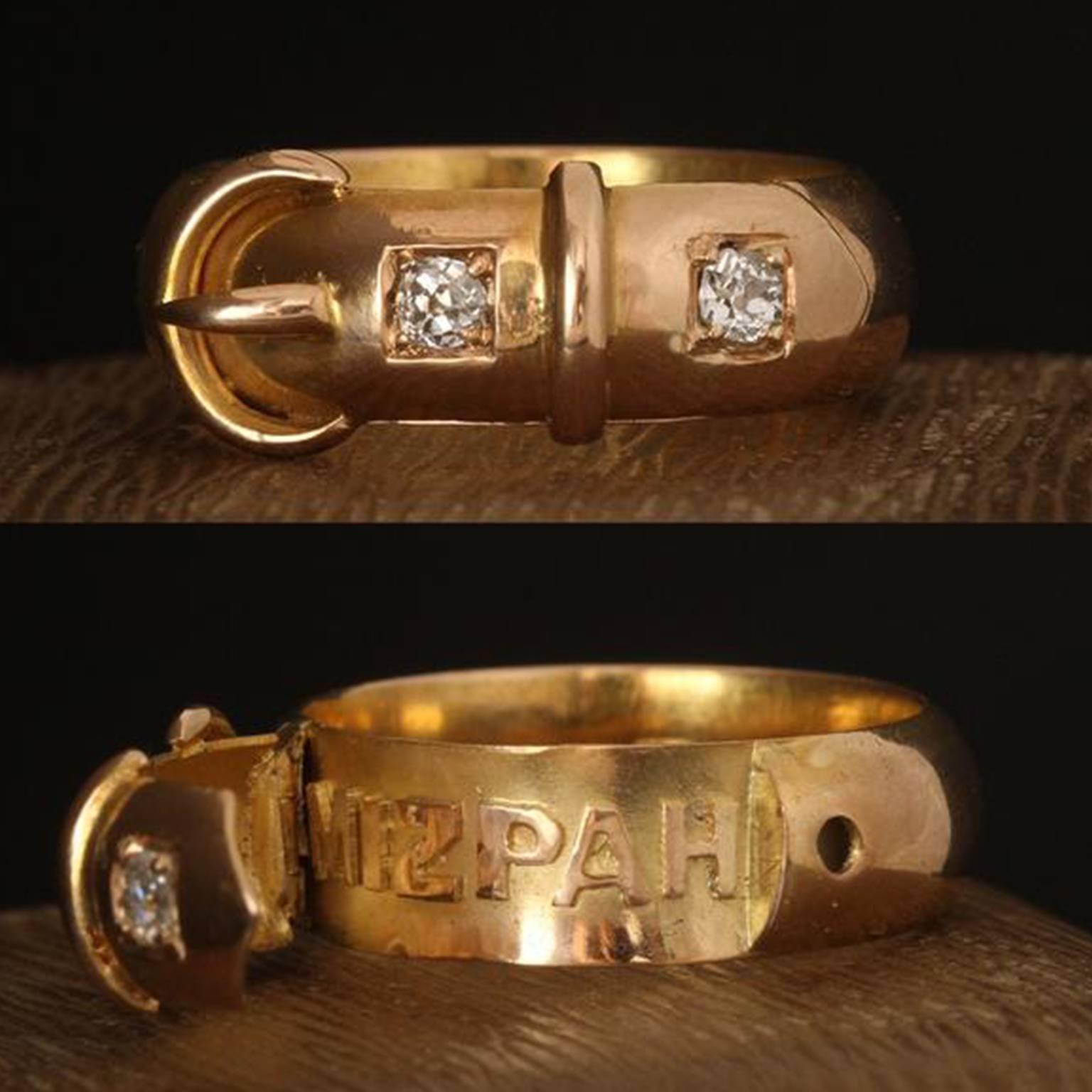 mizpah diamond ring